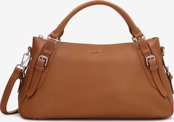 Kazar Handtasche in Braun: Vorderseite