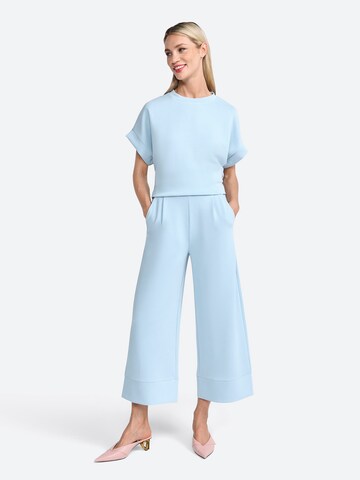 Wide Leg Pantalon Rich & Royal en bleu