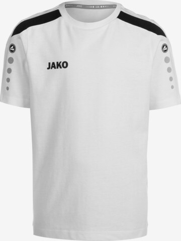 JAKO Functioneel shirt 'Power' in Wit: voorkant