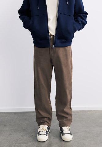 Pull&Bear regular Bukser i brun: forside
