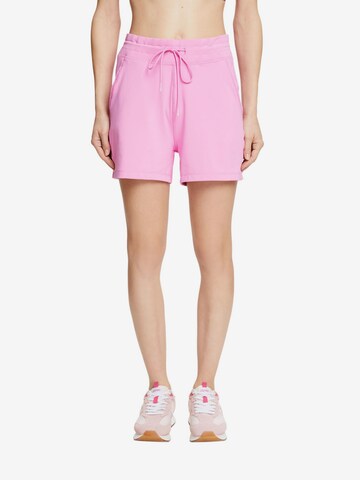 ESPRIT Regular Pants in Pink: front