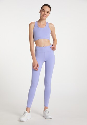 myMo ATHLSR Slimfit Sporthose in Lila