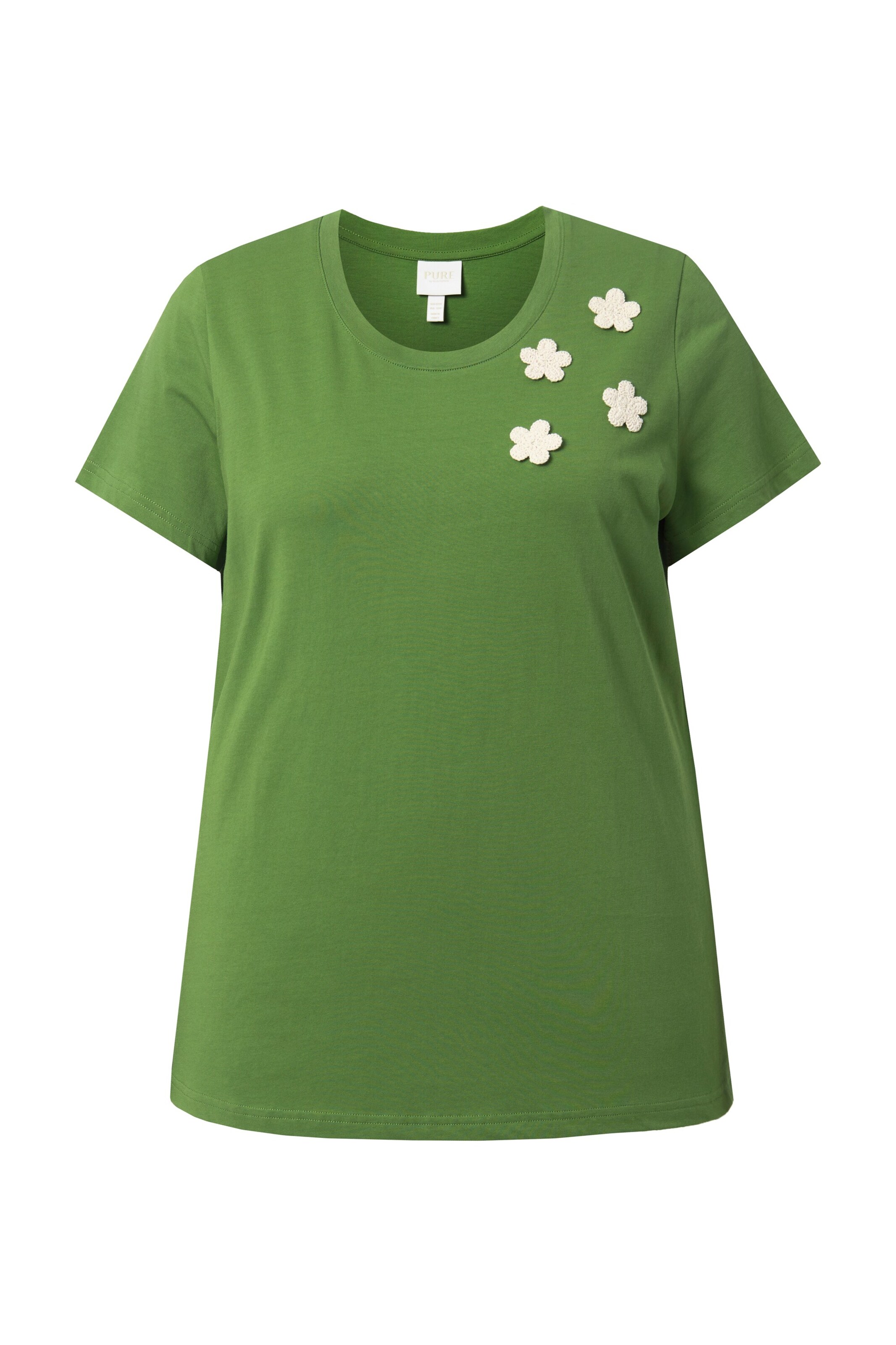 Ulla Popken Shirt in Grün: Vorderseite