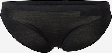 ICEBREAKER - Cueca desportiva 'Siren' em preto: frente