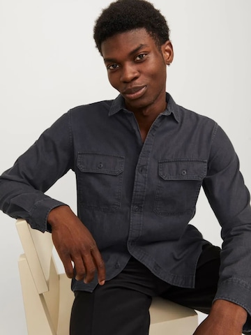 Coupe regular Chemise Jacks & Jones en noir