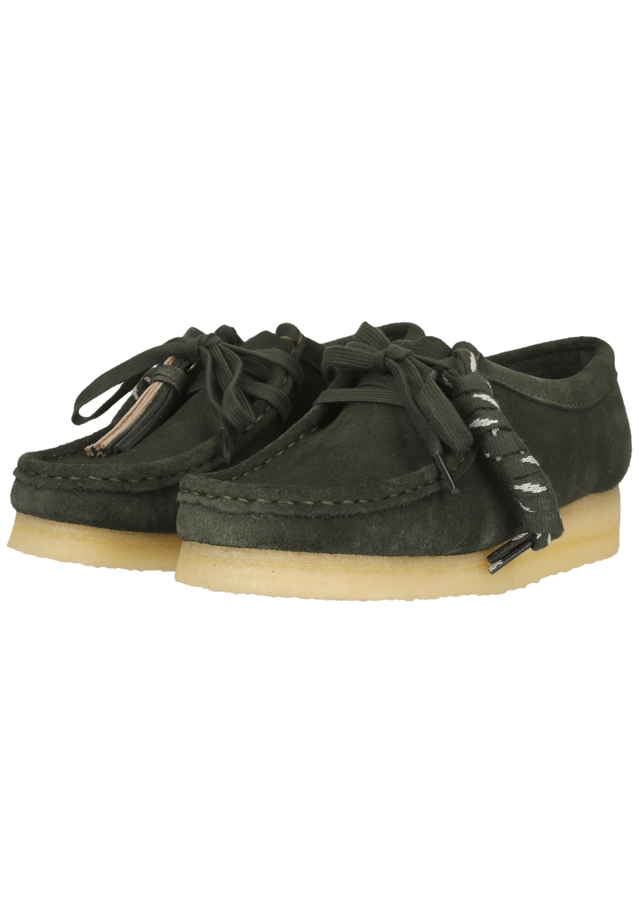 CLARKS Veterschoen 'Wallabee' in Groen
