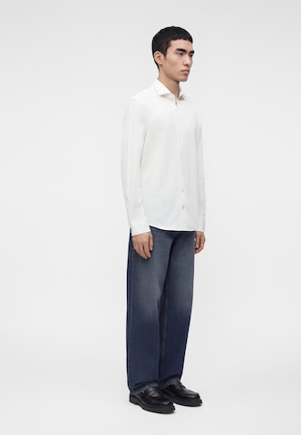 Hackett London - Ajuste regular Camisa en blanco