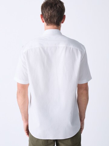 Next Regular fit Button Up Shirt in White