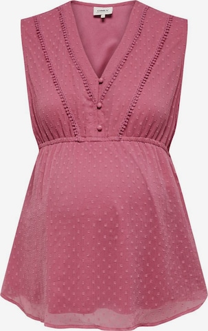 Only Maternity Blouse in Pink: front