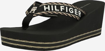 TOMMY HILFIGER Teenslipper in Zwart: voorkant