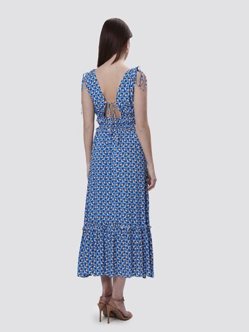 Influencer Zomerjurk in Blauw