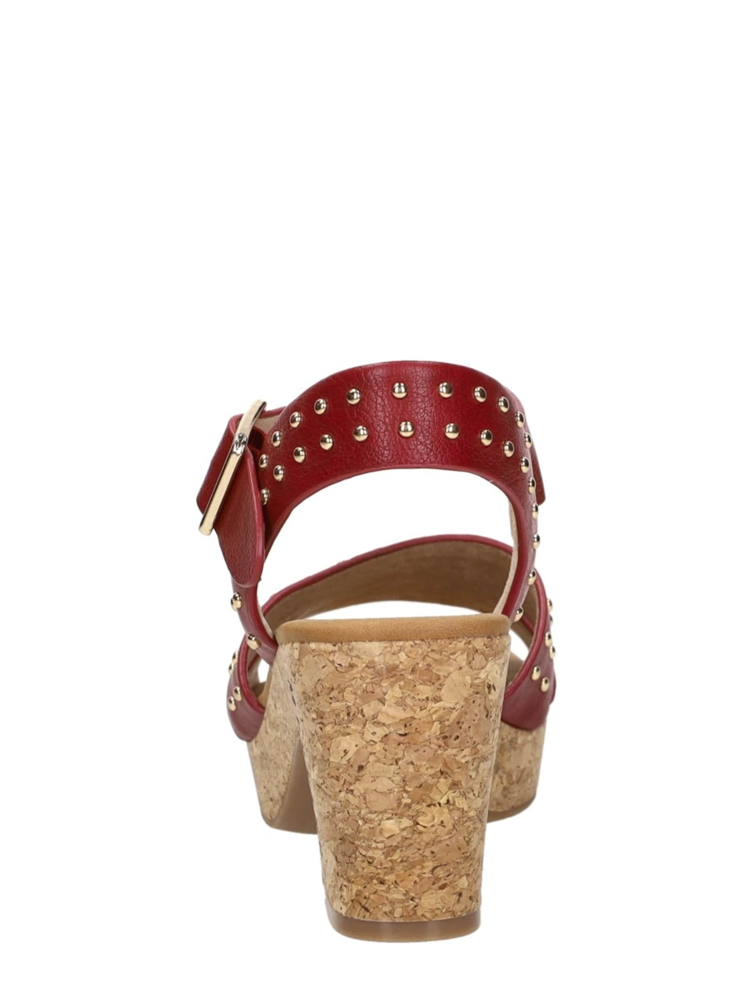 MUSTANG Sandaal 'Sandalen Hak' in Rood