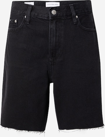 Calvin Klein Jeans Regular Jeans in Zwart: voorkant