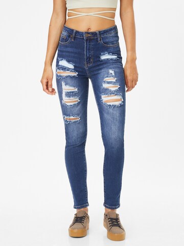 AÉROPOSTALE Skinny Jeans in Blue: front