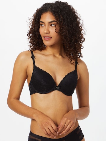 Hunkemöller - Push-up Sujetador 'Maya' en negro: frente