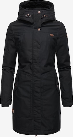 Ragwear Raincoat 'Jannisa' in Black: front
