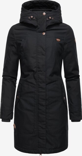 Ragwear Parka Invernale Da Donna Jannisa – Cappotto Lungo Con Cappuccio E Fodera In Pile Teddy – Taglie XS-6XL – 100% Vegano
