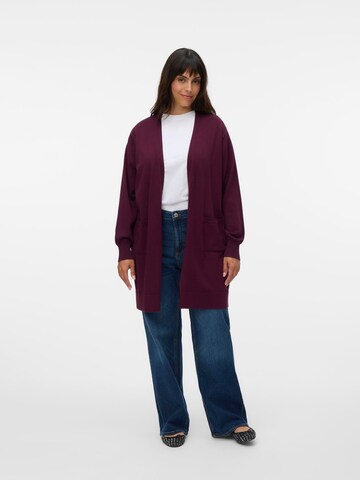Vero Moda Curve - Cárdigan 'VMCSilje' en rojo