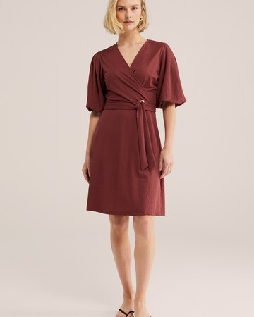 WE Fashion Jurk in Rood: voorkant