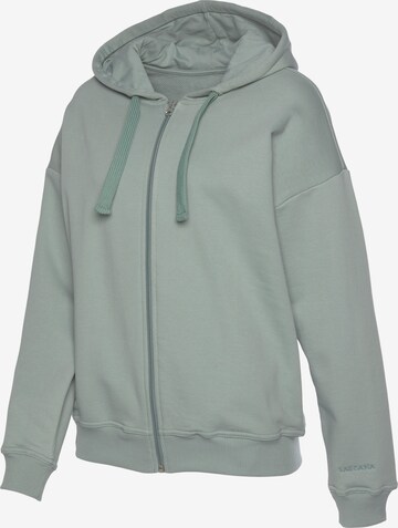 LASCANA Sweat jacket in Green