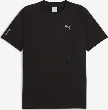 PUMA Sportshirt in Schwarz: Vorderseite