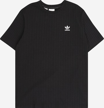 ADIDAS ORIGINALS - Camiseta en negro: frente