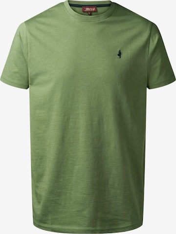 MCS Klederdracht shirt ' Texas ' in Groen: voorkant