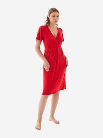 Goldenbay Dress in Red: front
