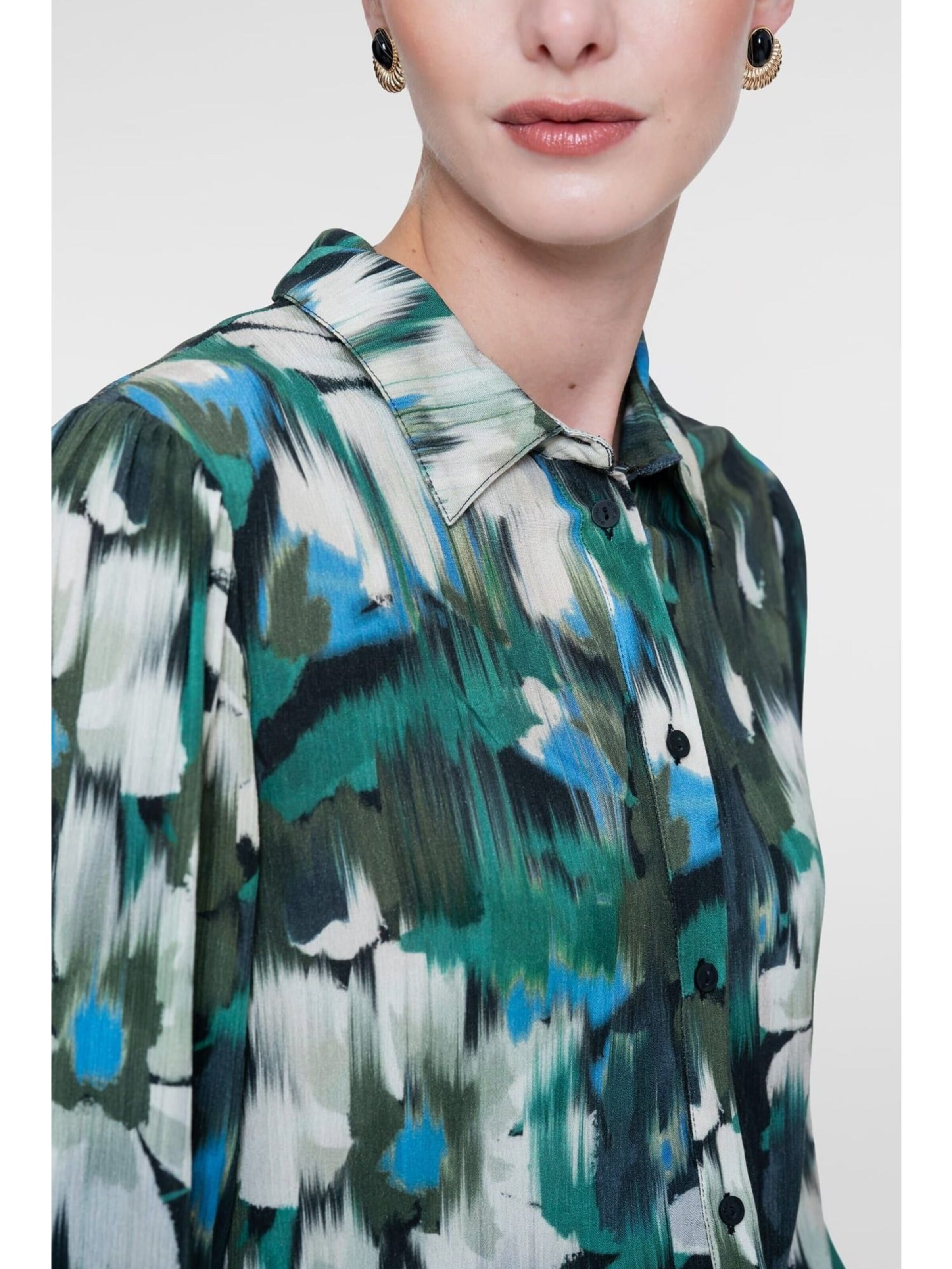 Geisha Blouse in Groen