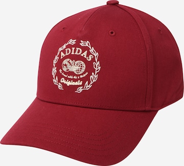 ADIDAS ORIGINALS Cap 'Hack The Archive' in Red: front