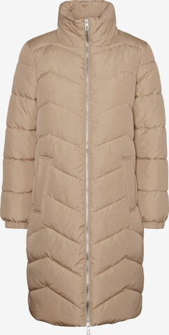 VERO MODA Wintermantel in Beige: voorkant