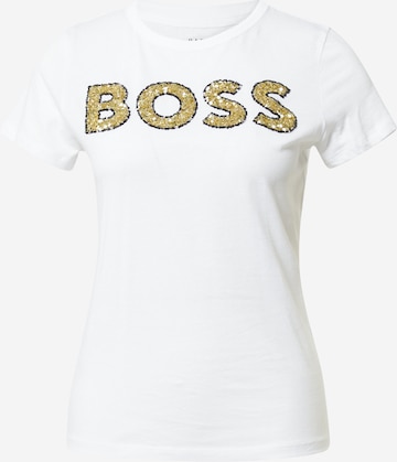 BOSS Black Shirt 'Eventsa' in Wit: voorkant