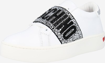 Love Moschino Zapatillas deportivas bajas en negro / plata / blanco, Vista del producto
