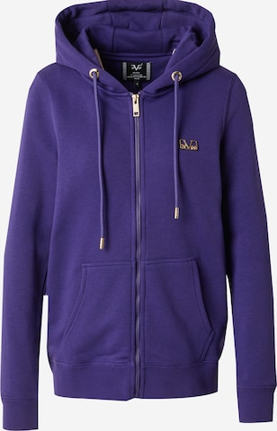 19V69 ITALIA Collegetakki 'MIA' värissä lila: etupuoli