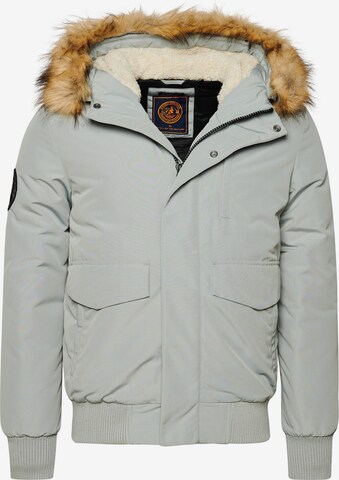 Superdry Winterjacke ' Everest ' in Grau: predná strana