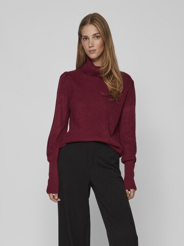 VILA Sweater in Red