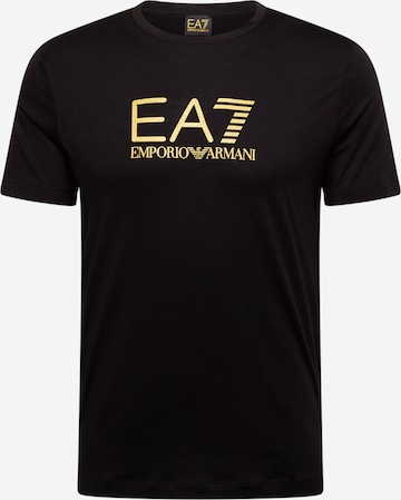 EA7 Emporio Armani - Camiseta en negro: frente