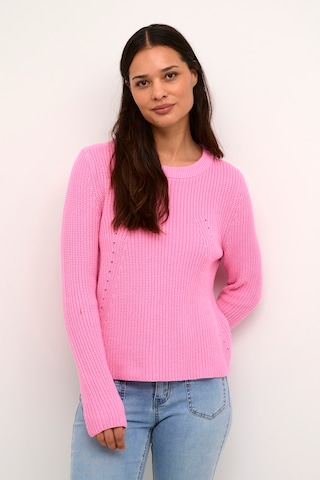CULTURE Pullover i pink: forside
