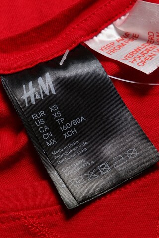 H&M Longsleeve-Shirt XS in Rot