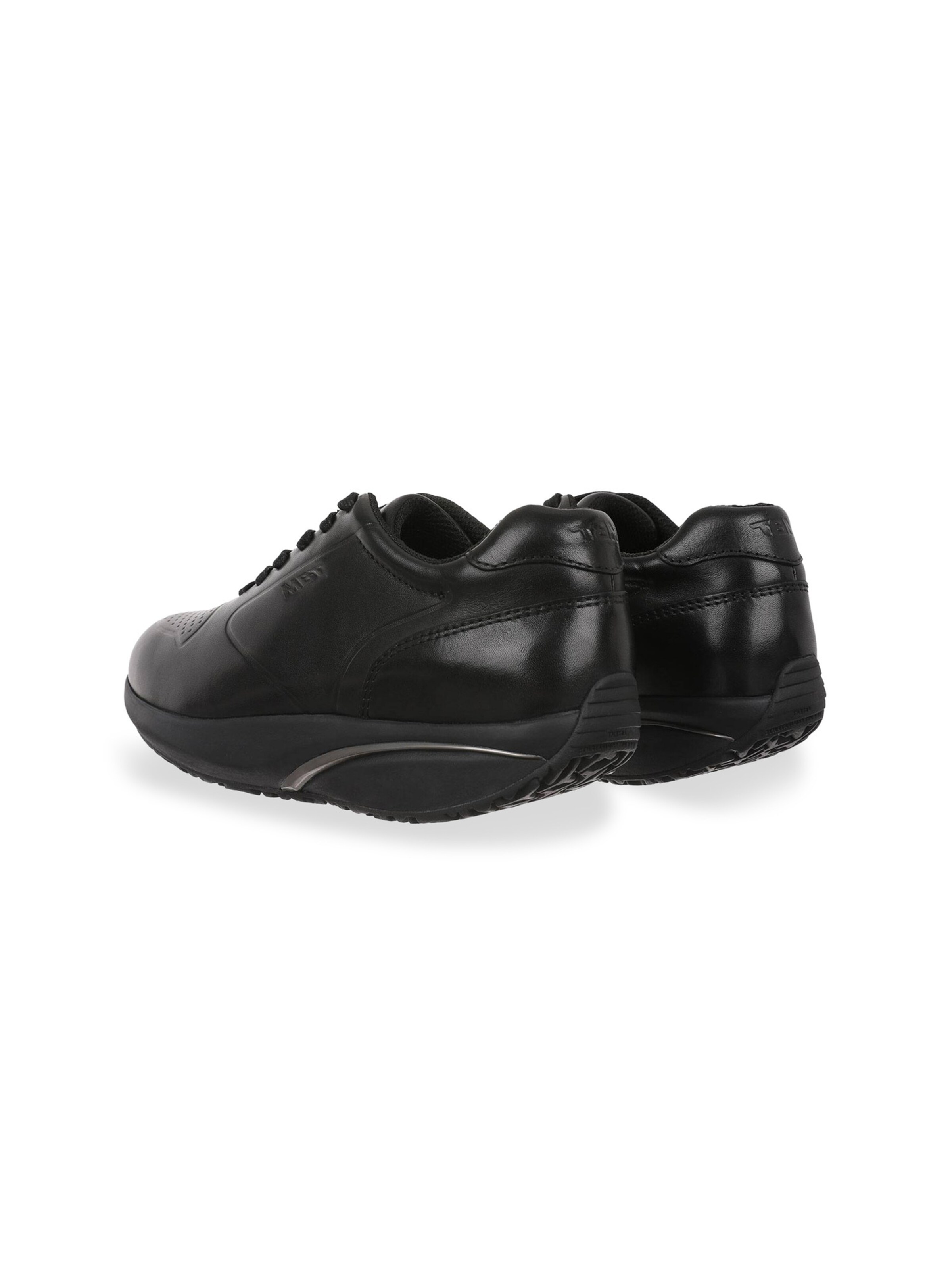 MBT - Sapatilhas slip-on ' MBT-1997 LEATHER WINTER III ' em preto: atrás