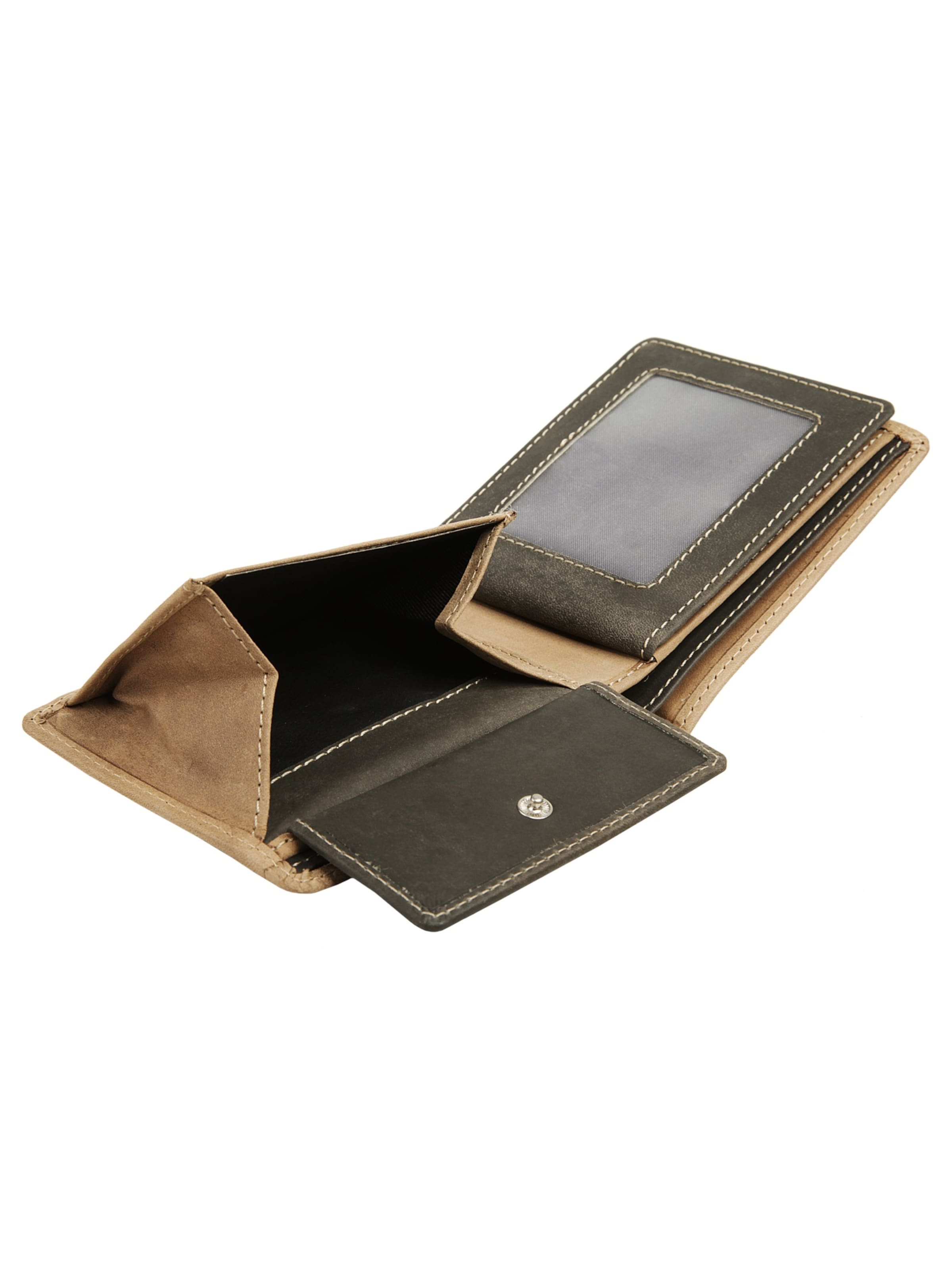 BODENSCHATZ Wallet 'Bodenschatz Geldbörse BICOLOUR' in Brown