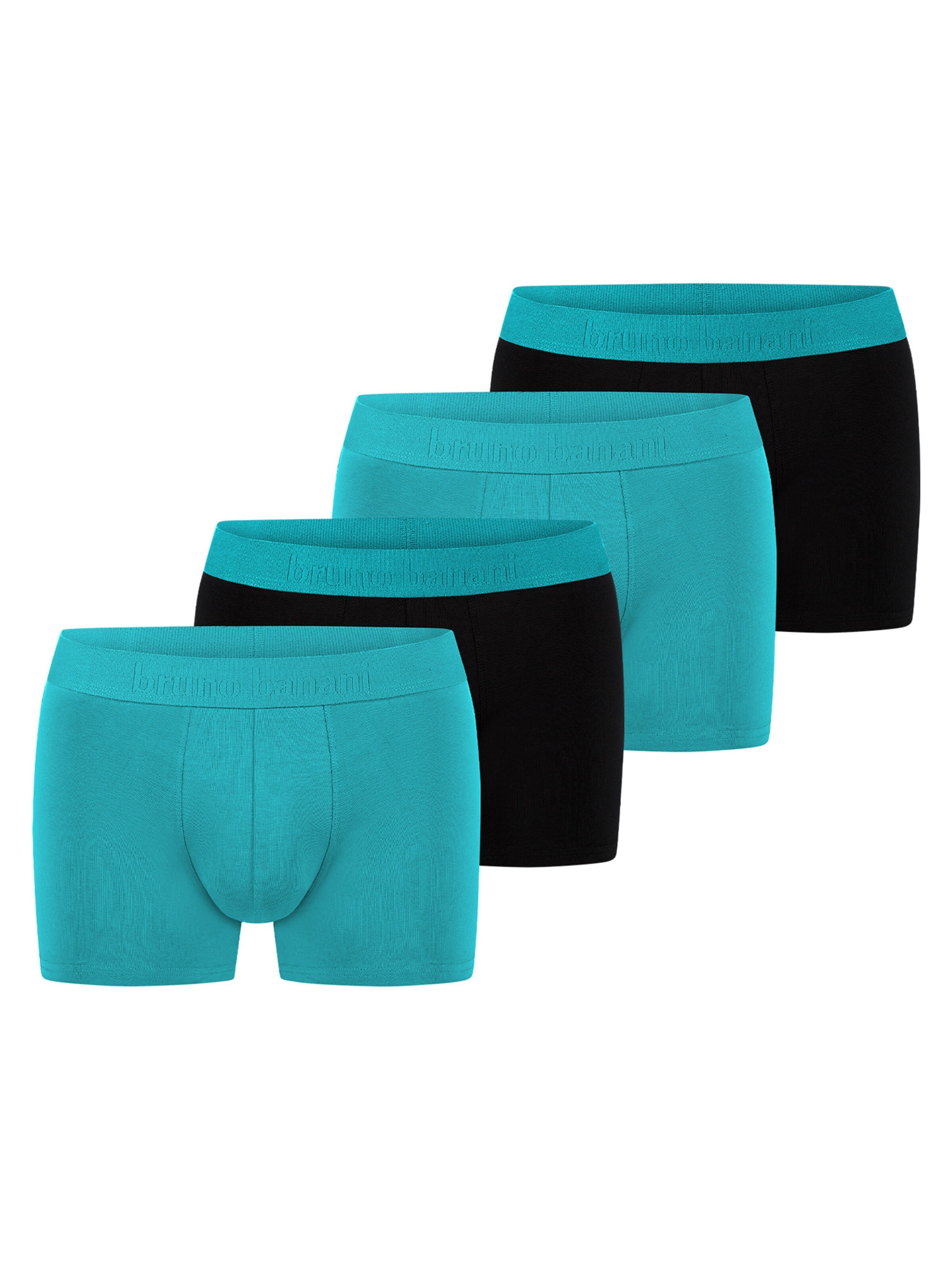 Bruno Banani Boxershorts 'Flowing'‌‌‌‌‌‌‌ in Blau: Vorderseite