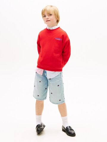 TOMMY HILFIGER Sweatshirt in Rot