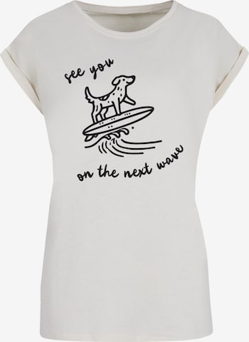 F4NT4STIC T-Shirt 'See You On The Next Wave' in Beige: Vorderseite