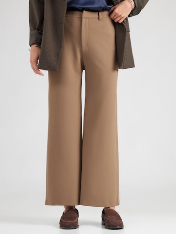 Anna Field Wide leg Παντελόνι τσίνο σε γκρι: μπροστά