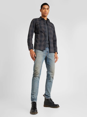 G-Star RAW Regular fit Overhemd 'Marine' in Zwart