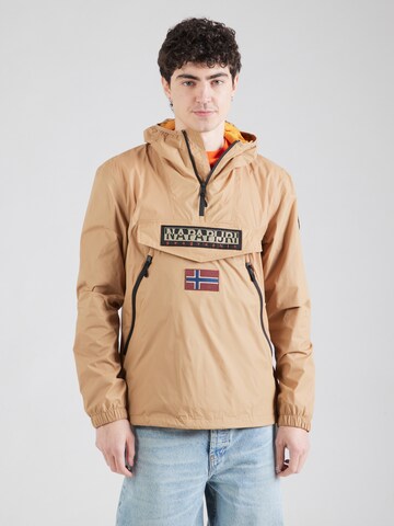 NAPAPIJRI Between-season jacket 'RAINFOREST' in Brown: front