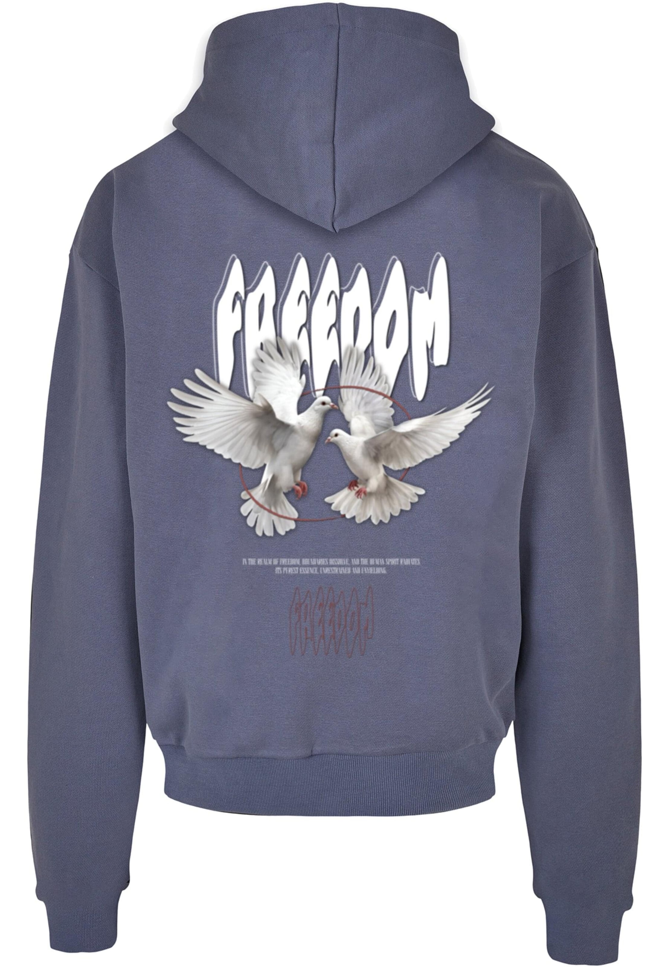 Merchcode - Sweatshirt 'Birds Of Peace' em azul