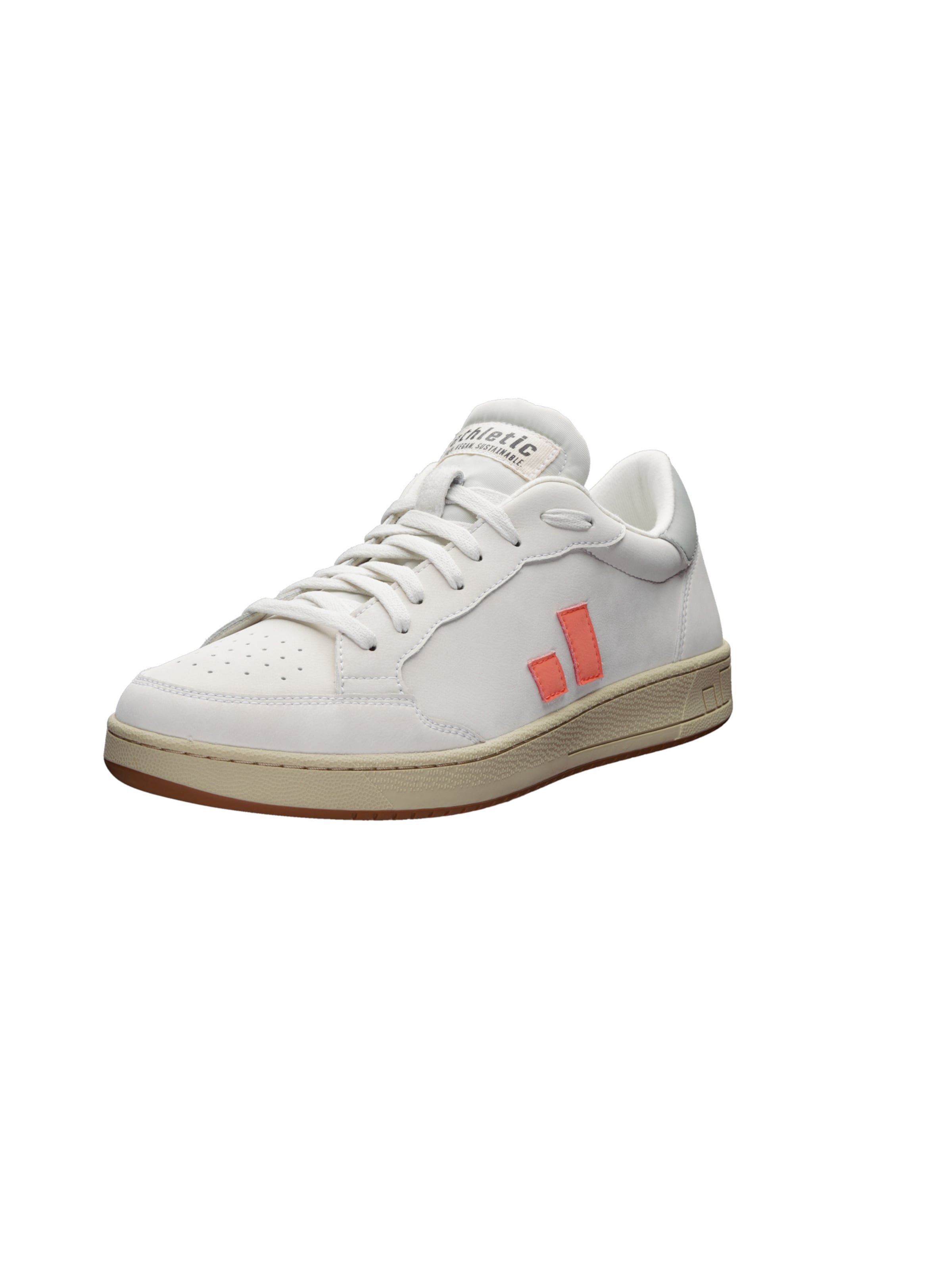 Ethletic Platform trainers 'Jesse' in White: front