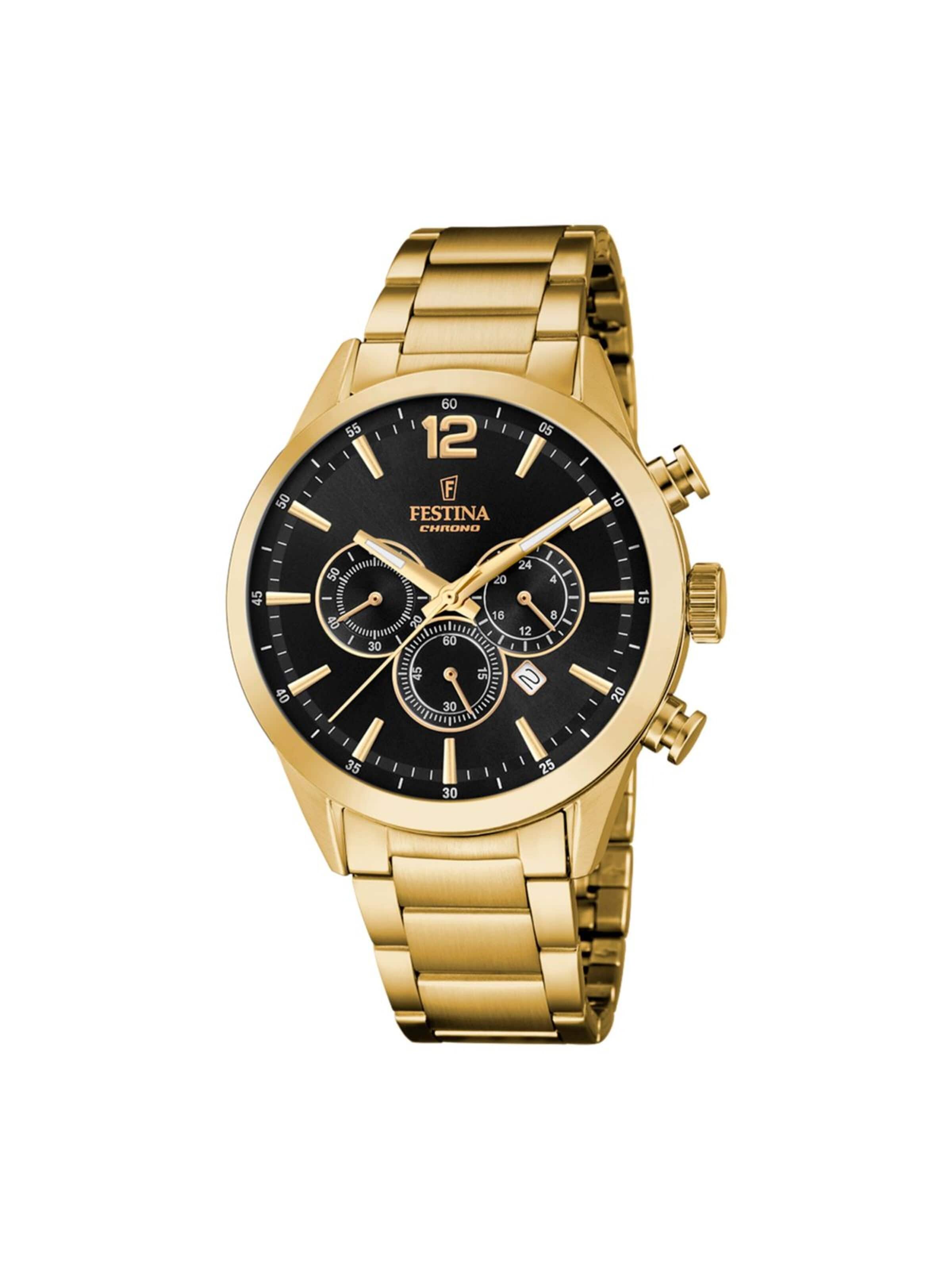 FESTINA Analoguhr‌‌‌‌‌‌‌‌ in Schwarz: Vorderseite